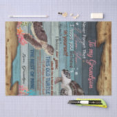 おじパーソナライズされたいちゃんから孫に手紙 薄葉紙 (クラフト)