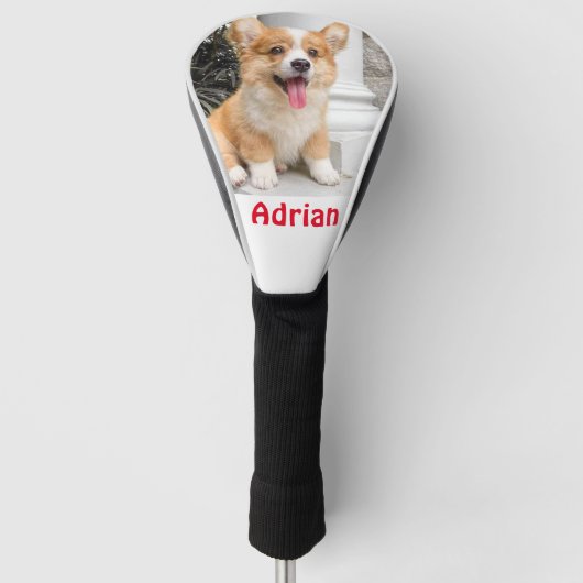 おじモダン父お最高のじいさんおじいちゃんパー ゴルフヘッドカバー (正面)