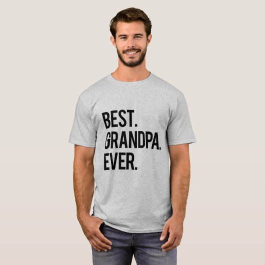 おじ最高のいちゃん Tシャツ (正面フル)