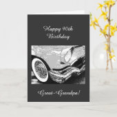 おじ素晴らしいちゃん90歳の誕生日 カード (黄色い花)