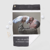 おじ素朴い最高のちゃんに昇進するのはパパだけ ゴルフタオル (インサイチュ)