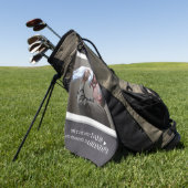 おじ素朴い最高のちゃんに昇進するのはパパだけ ゴルフタオル (グリーン)