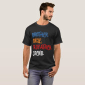 おじ おじさん 教父 伝説 面白い おもしろい 最高 叔父 Tシャツ (正面フル)