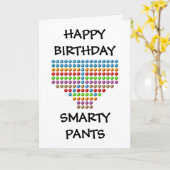 おずおずとズボン カード (黄色い花)