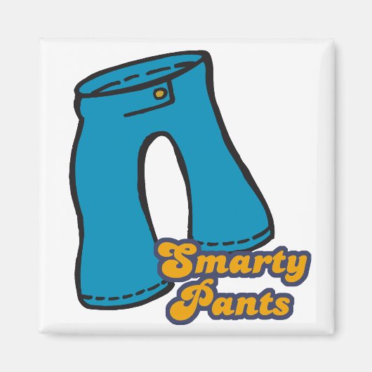 おずおずとズボン マグネット (正面)