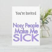 おせっかいな人々は私を病気にします 招待状 (スタンド正面)