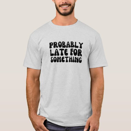 おそらおもしろいく遅れるだろう Tシャツ (正面)