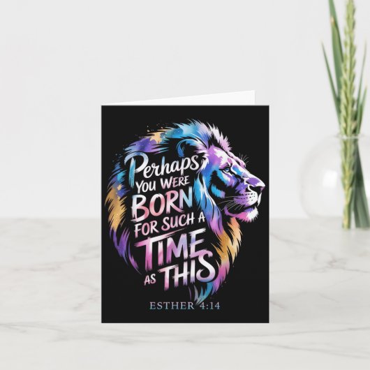 おそらくあなたはこのような時に生まれたのかもしれない エステル カード (正面)