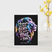 おそらくあなたはこのような時に生まれたのかもしれない エステル カード (黄色い花)