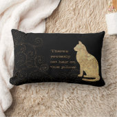 おそらくこの腰神経の枕に猫の毛があります ランバークッション (ブランケット)