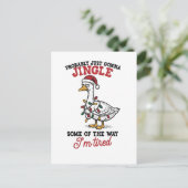 おそらくただのクリスマスジングルゴース インビテーションポストカード (スタンド正面)