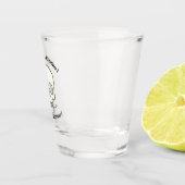 おそらくアルコールか多分Piosonか。 おもしろいなスカル ショットグラス (右)