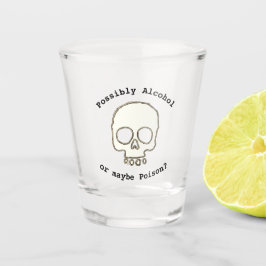 おそらくアルコールか多分Piosonか。 おもしろいなスカル ショットグラス