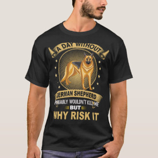 おそらくドイツ+シェパードなしの一日 Tシャツ