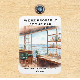 おそらくバー・クルーズのドアにいる マグネット