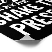 おそらくプレゼントを振るおもしろいる ポスター (角)