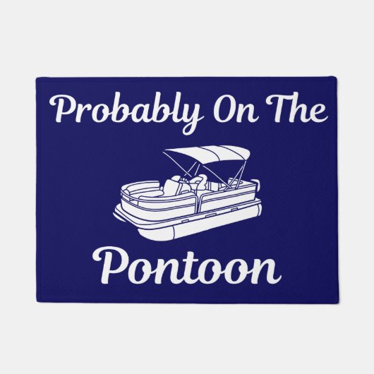 おそらくポンツーンの形で ドアマット (正面)