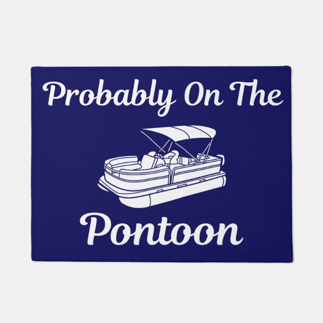 おそらくポンツーンの形で ドアマット (正面)