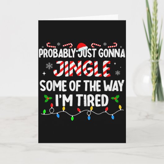 おそらく一部だけジングルするだけだろう カード (正面)