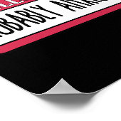 おそらく不安な精神衛生 ポスター (角)