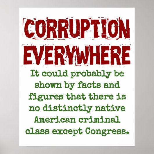 おそらく事実によって示される可能性がある – 腐敗ク ポスター (正面)