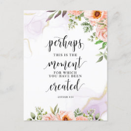 おそらく今がその時、エステル記4:14 ポストカード