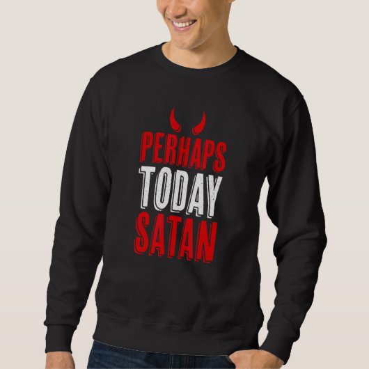 おそらく今日サタン悪魔の角いけな スウェットシャツ (正面)