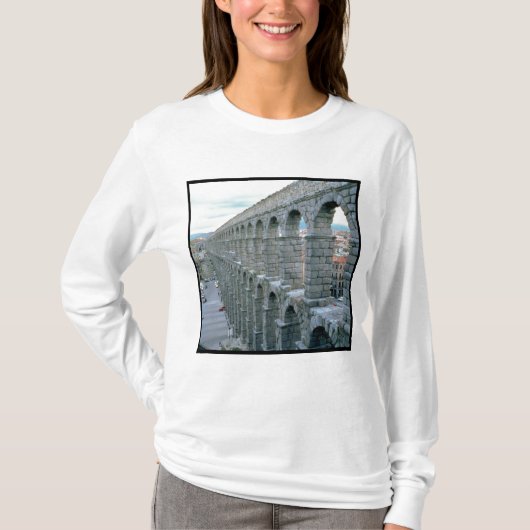 おそらく日付を記入するローマの水路の眺め Tシャツ (正面)