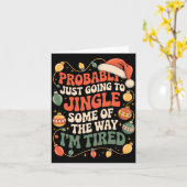 おそらく男性のためのいくつかの方法をジングルするだけだろう カード (黄色い花)