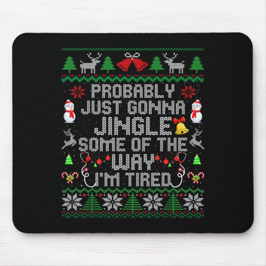 おそらく疲れているせいでただ単に鳴るだけ マウスパッド (正面)