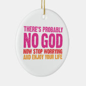 おそらく神がありません セラミックオーナメント (右)