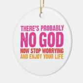 おそらく神がありません セラミックオーナメント (左)