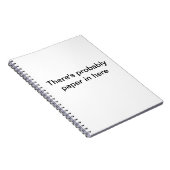 おそらく紙 ノートブック (右側)