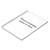 おそらく紙 ノートブック (左側)