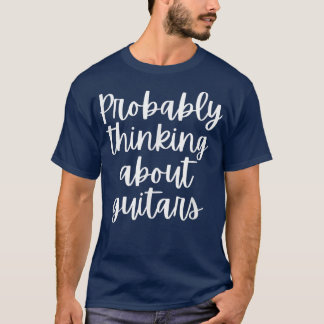 おそらく考えるギターについて Tシャツ