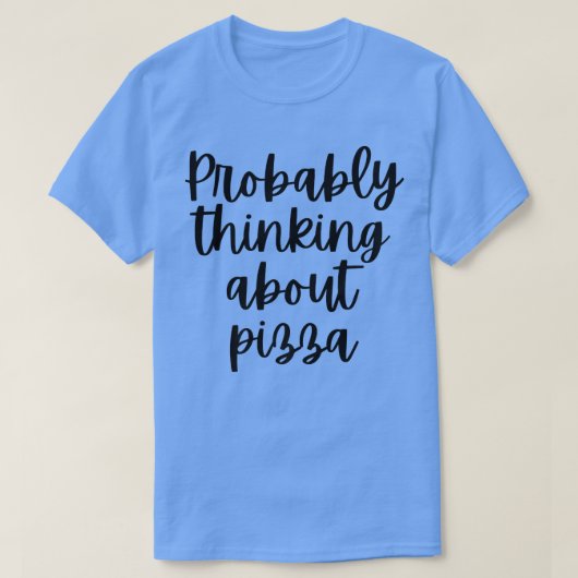 おそらく考えるピザについて1336 Tシャツ (デザイン正面)