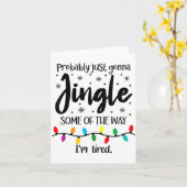 おそらく途中までだけ歌うつもりかな だって疲れてるし カード (黄色い花)