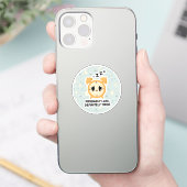 おそらく遅刻、絶対に疲れている シール (スマートフォン)