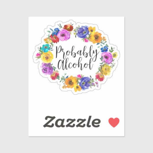 おそらく酒おもしろいと皮肉なユーモア シール (シート)