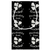 おそらく靴下だけだろう スモールペーパーバッグ (裏面)