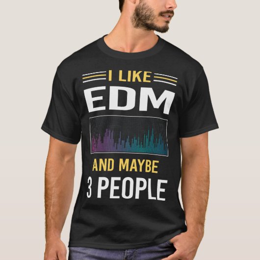 おそらく3人のEDM Tシャツ (正面)