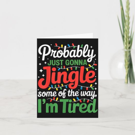 おそらく、少しだけ楽しい気分で鈴を鳴らしながら行くんだろう カード (正面)