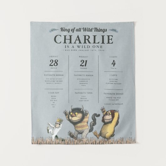 『おそらのうえのあらくれもの』1さいの節目 タペストリー (正面)