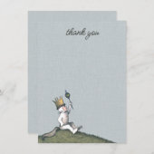 『おそらのけもの』ベイビーシャワー サンキューカード (正面/裏面)