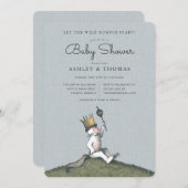 『おそらのけもの』ベビーシャワー招待状 招待状 (正面/裏面)