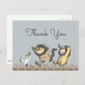 『おそらの怪物はここにいる』ベビーシャワーの感謝を伝える ポストカード (正面/裏面)