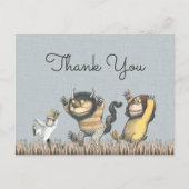 『おそらの怪物はここにいる』ベビーシャワーの感謝を伝える ポストカード (正面)