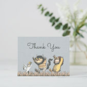 『おそらの怪物』ベビーシャワーお礼のメッセージカード ポストカード (スタンド正面)