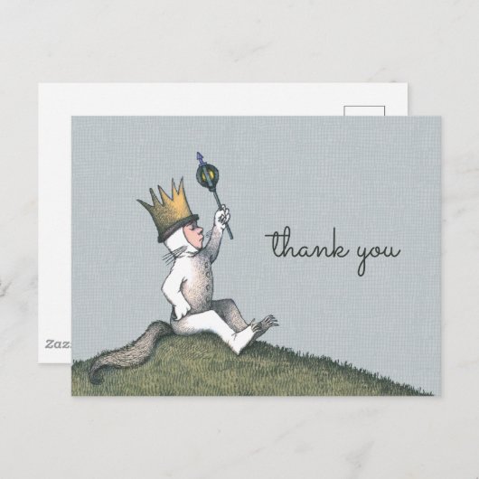 『おそらの怪物』ベビーシャワーの感謝を伝える ポストカード (正面/裏面)