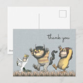 『おそらの怪物』 誕生日お礼メッセージカード ポストカード (正面/裏面)